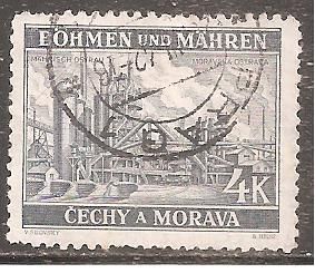 Богемия и Моравия 1940 Sc.36 гаш. - фото фото фото 0