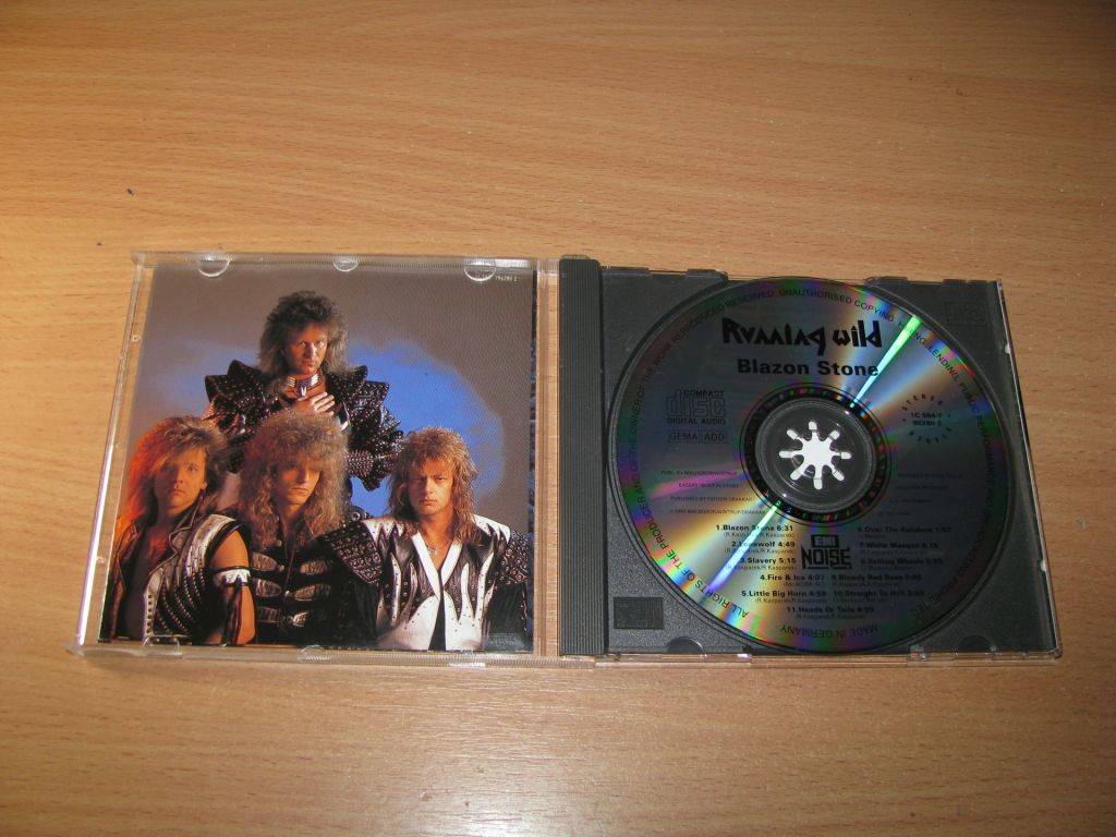 RUNNING WILD - Blazon Stone    (1991 Noise 1st press) - фото фото фото 1