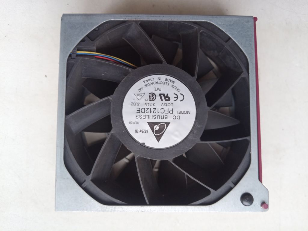 Б/У Кулер 120*120*38 Delta Electronics Model: PFC1212DE 12V, 3.24A, 5pin код. К156 - фото фото фото 2