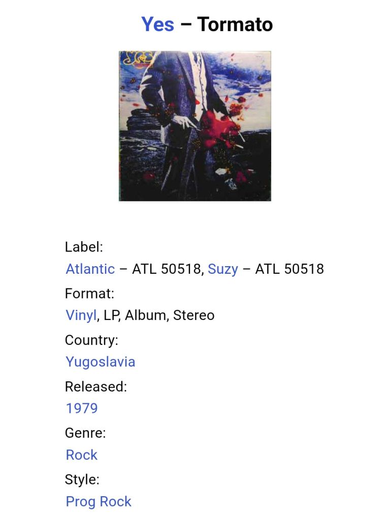 Yes - Tormato - 1978.  (LP). 12. Vinyl. Пластинка. Yugoslavia. - фото фото фото 4