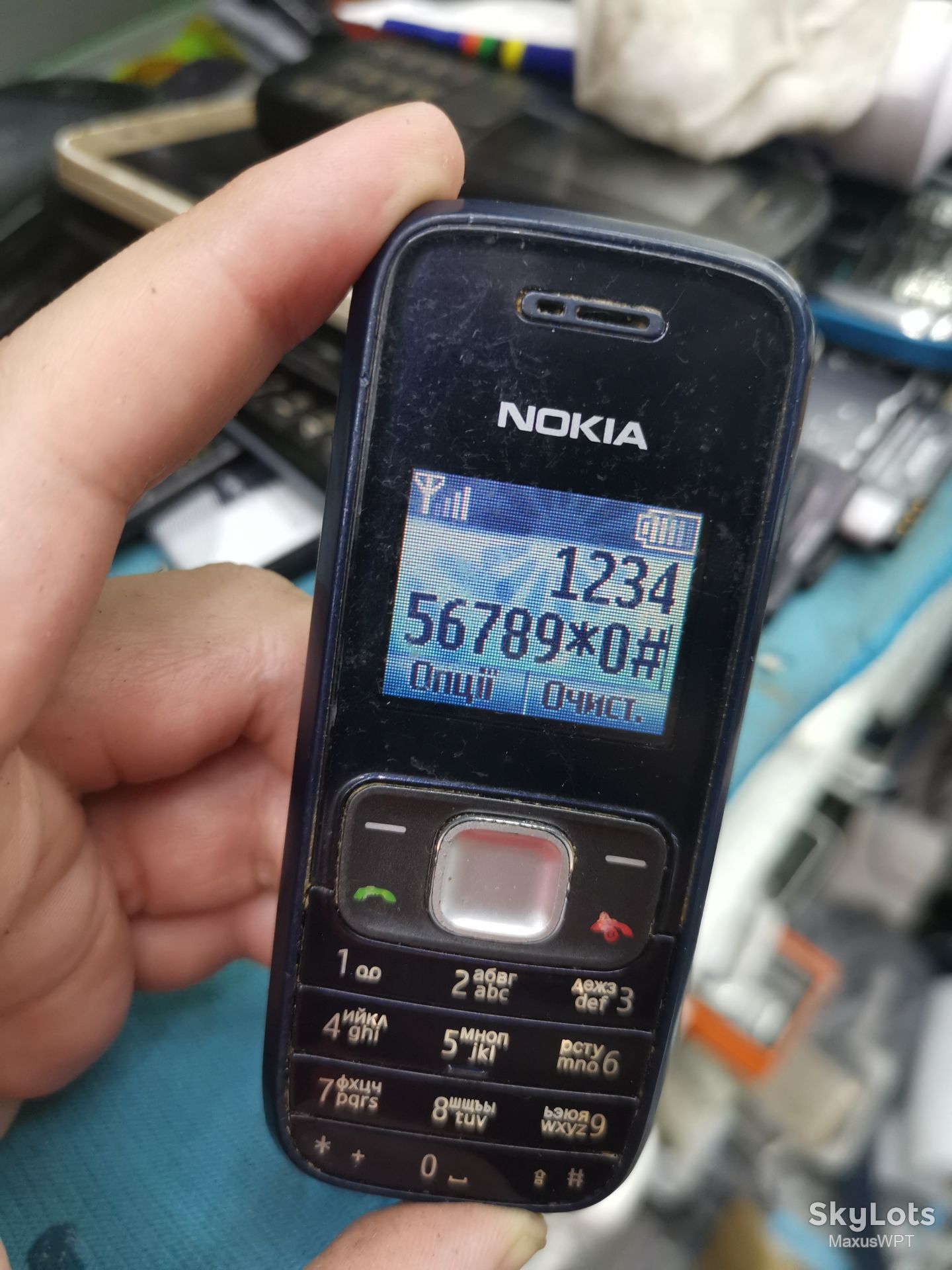 #733 Sklad Nokia 1209 blue buzzer x - фото фото фото 1