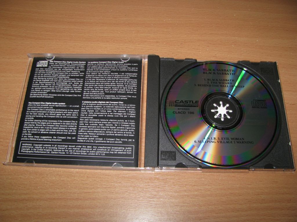 BLACK SABBATH - Black Sabbath   (1986 Castle UK) - фото фото фото 1