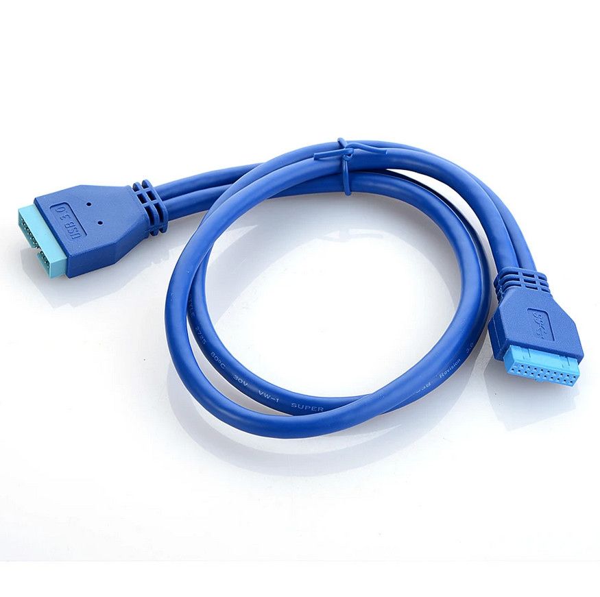 Адаптер подовжувач USB 3.0 19pin мама/тато 50см - фото фото фото 0