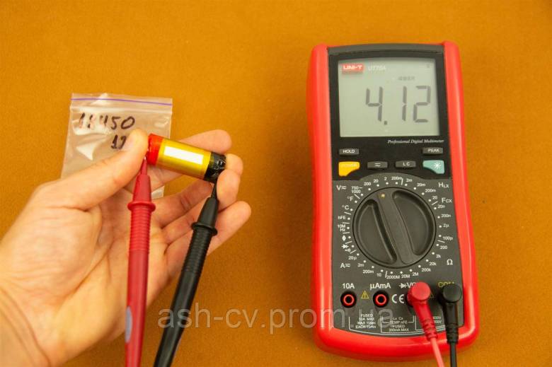 Акумулятор, 18450, 3.7V, 4.2V, 1200mAh - фото фото фото 6