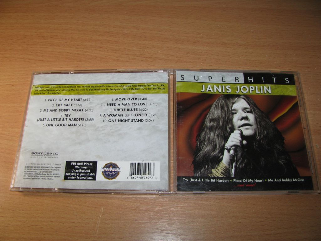 JANIS JOPLIN - Super Hits  (2007 Sony BMG USA) - фото фото фото 0