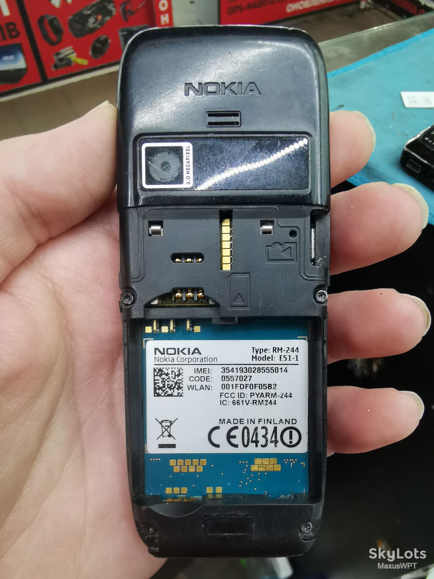 #1391 Sklad Nokia E51 black plus e 51 plus  оператор - фото фото фото 2