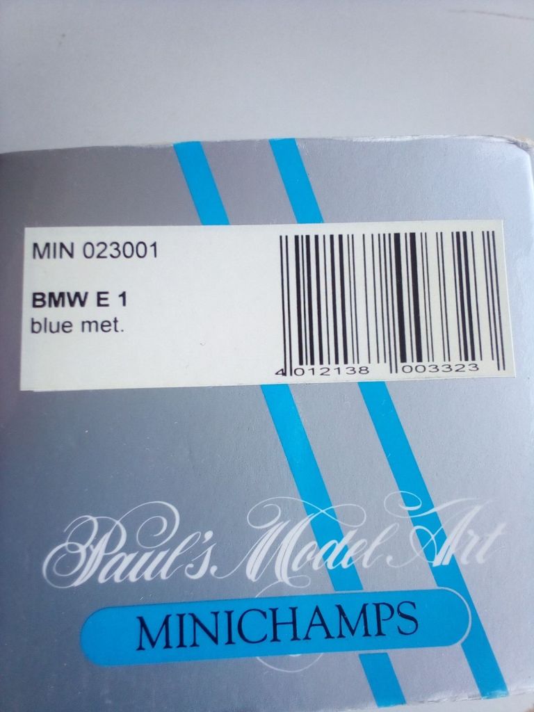 1/43 Minichamps BMW E-1 Coupe - фото фото фото 2