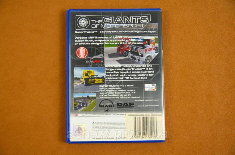 Диск для Playstation 2, гра Super Trucks - фото фото фото 2