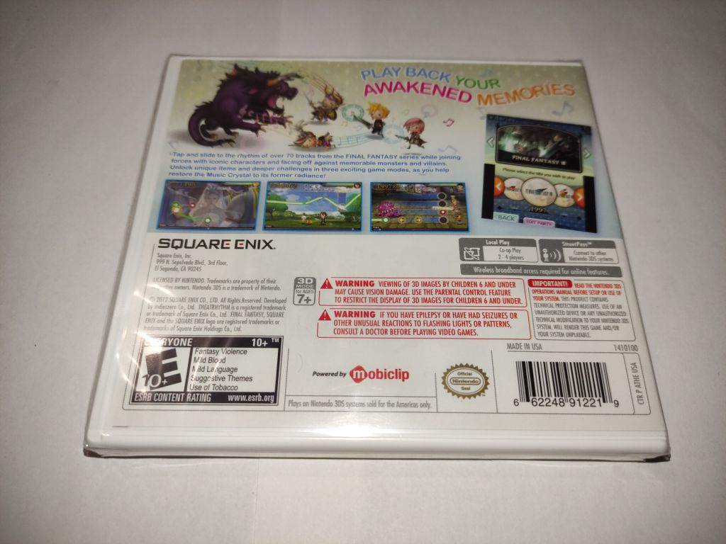 Final Fantasy Theatrhythm  (Північна Америка) нова Nintendo 3DS - фото фото фото 1