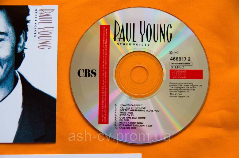 Музичний диск CD. PAUL YOUNG - Other voices 1990 - фото фото фото 4