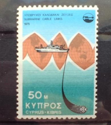 Кипр Cyprus 1975 Mi 432 Телекоммуникации MNH - фото фото фото 0