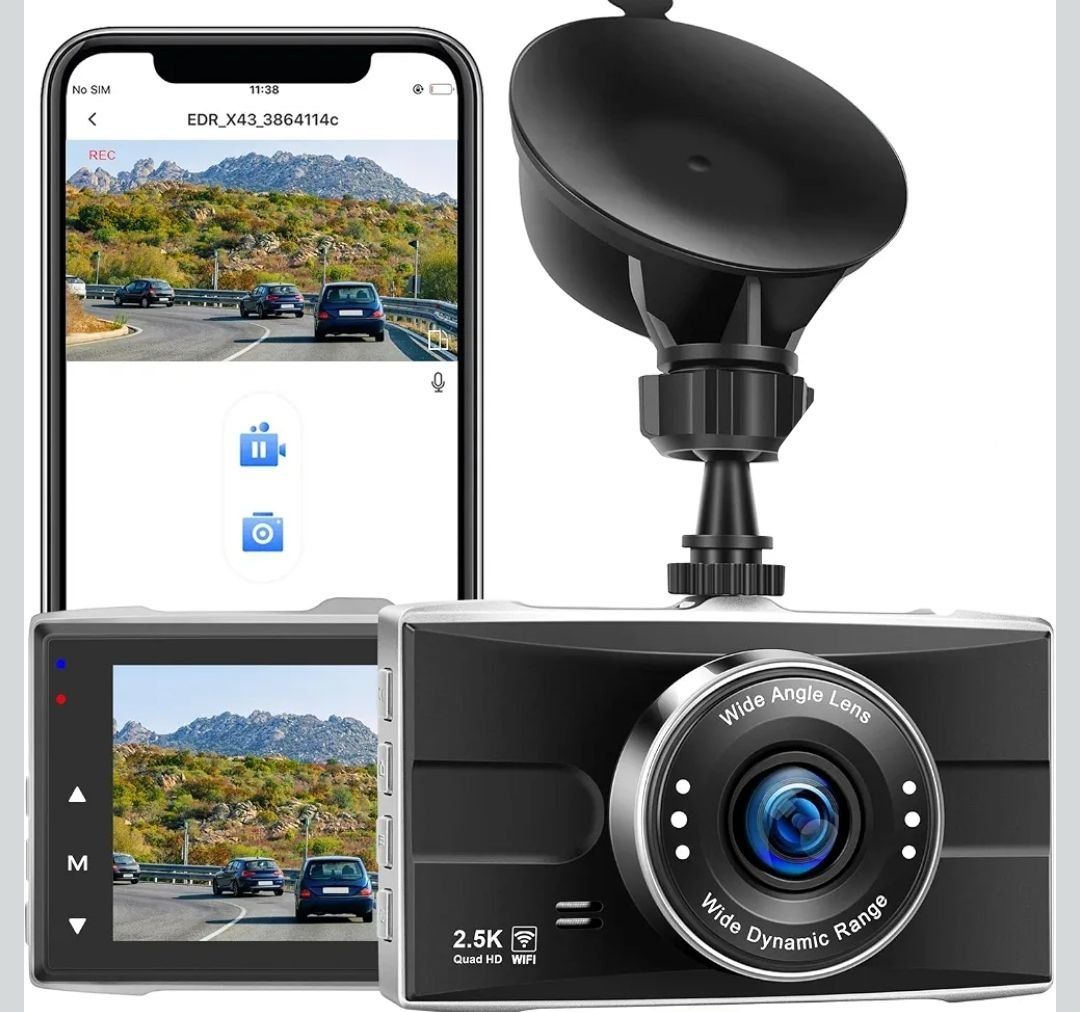 Видеорегистратор 2.5К Quad HD Dash Cam - фото фото фото 0