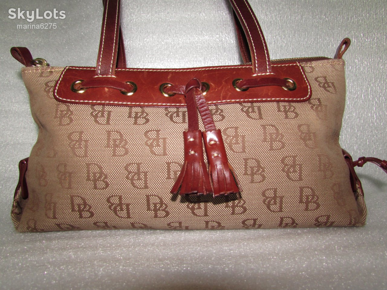 БРЕНДОВАЯ СУМКА НАТУРАЛЬНАЯ КОЖА ~Dooney&amp;Bourke ~ - фото фото фото 0