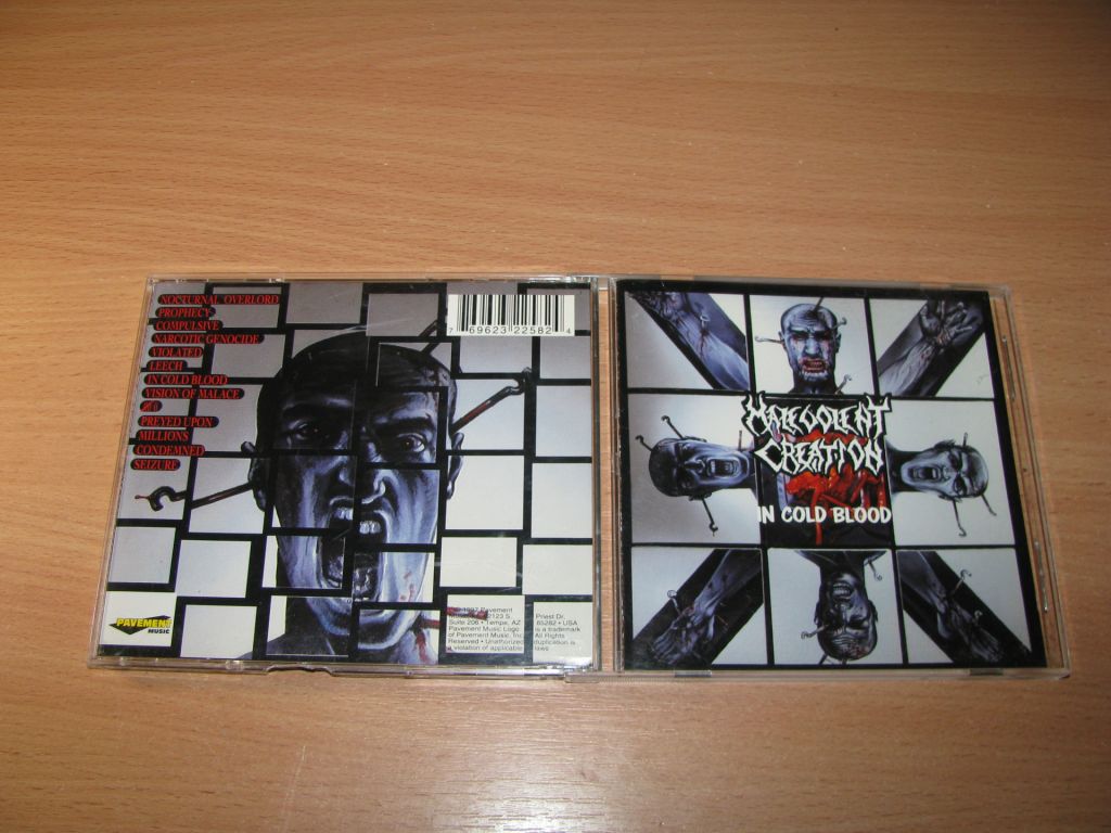 MALEVOLENT CREATION - In Cold Blood  (1997 Pavement 1st press,USA) - фото фото фото 0