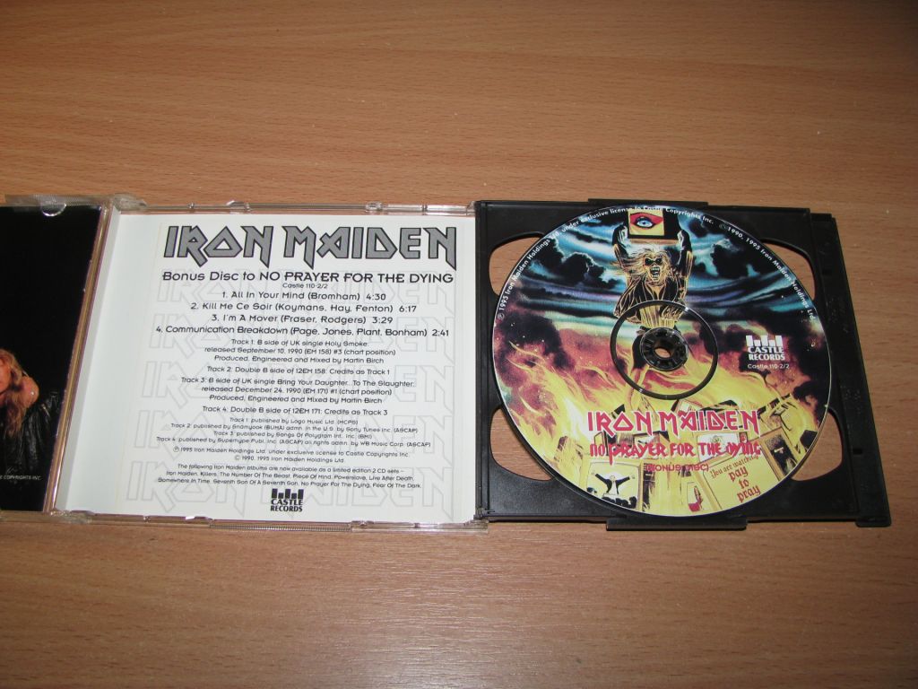 IRON MAIDEN - No Prayer For The Dying  (1995 CASTLE 2CD,USA) - фото фото фото 3
