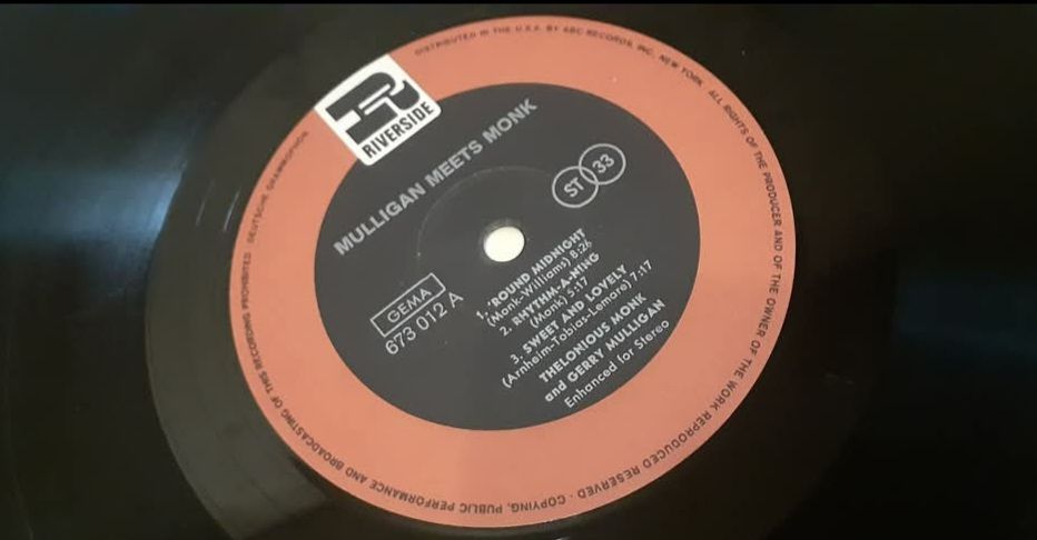 Платівка  Thelonious Monk And Gerry Mulligan – Mulligan Meets Monk - фото фото фото 2