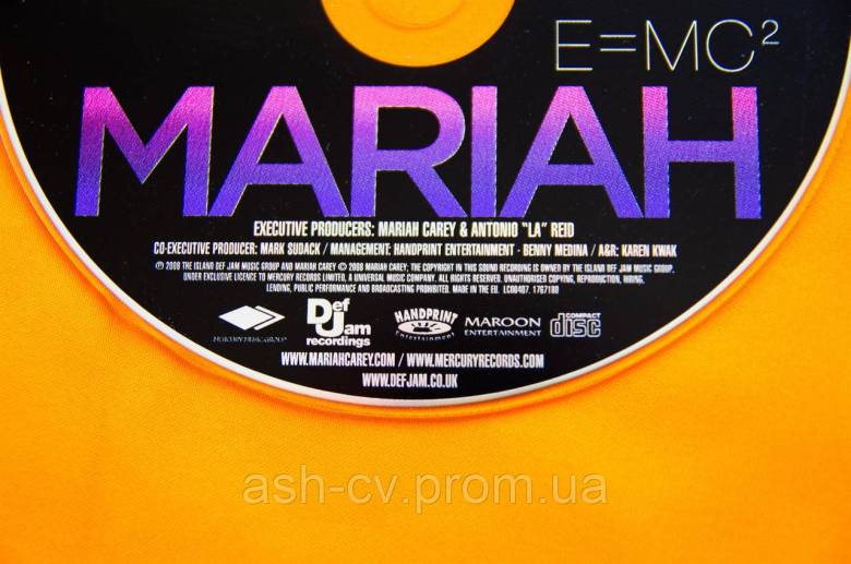 Музичний диск CD. MARIAH - фото фото фото 2