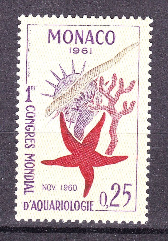 Фауна . Монако 1961 г MNH - аквариумистика - фото фото фото 0