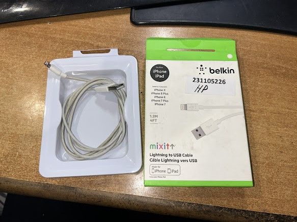 Кабель Belkin F8J023bt04-WHT USB - Lightning 1.2m № 231105226 - фото фото фото 0