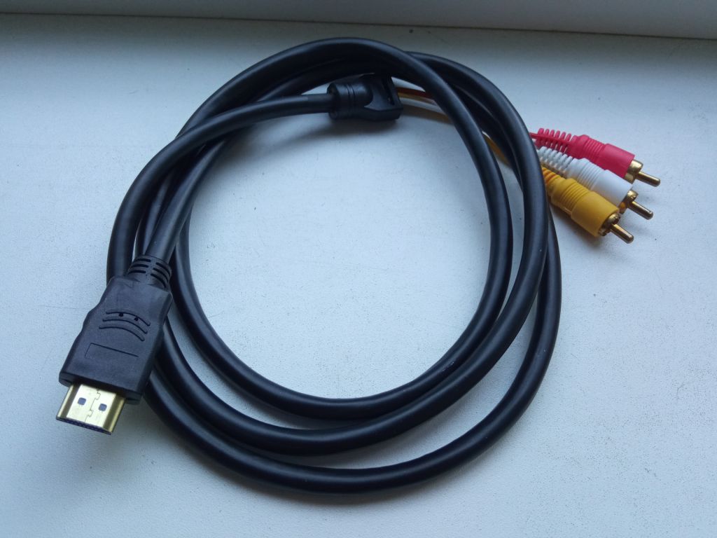 Шнур / кабель  HDMI 3RCA - фото фото фото 1