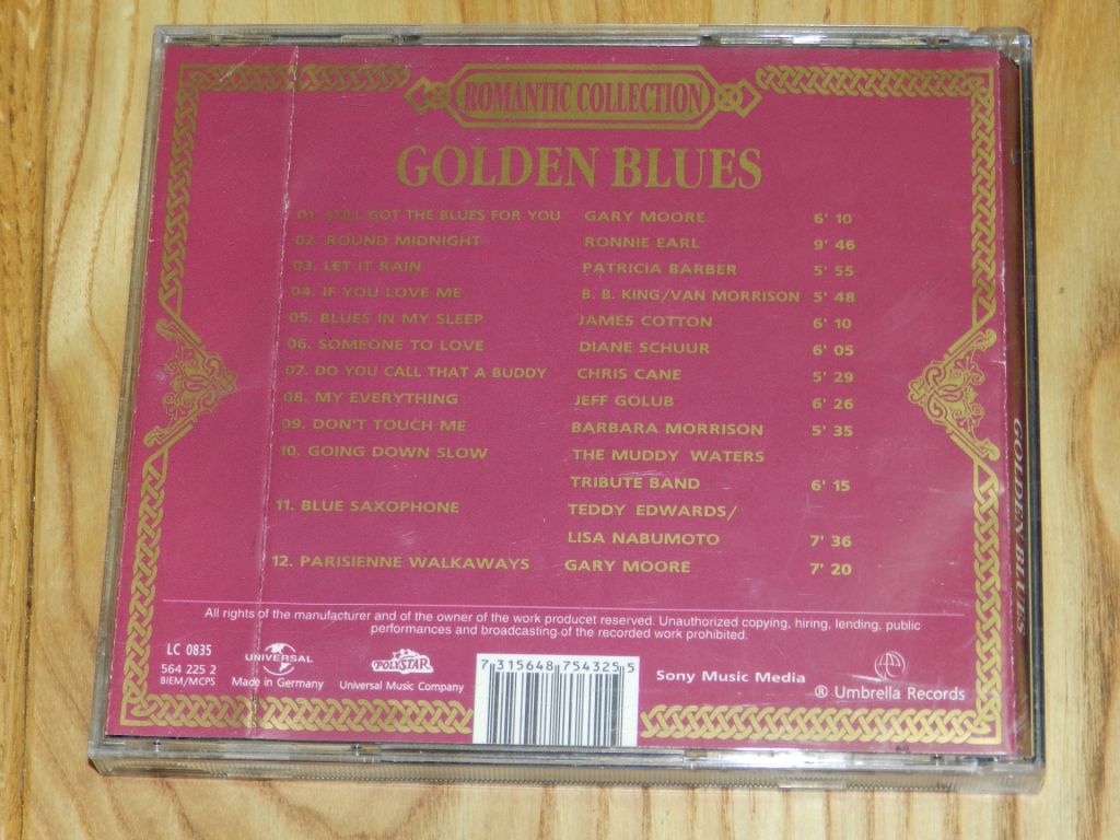 CD   Romantic Collection - Golden Blues - фото фото фото 3