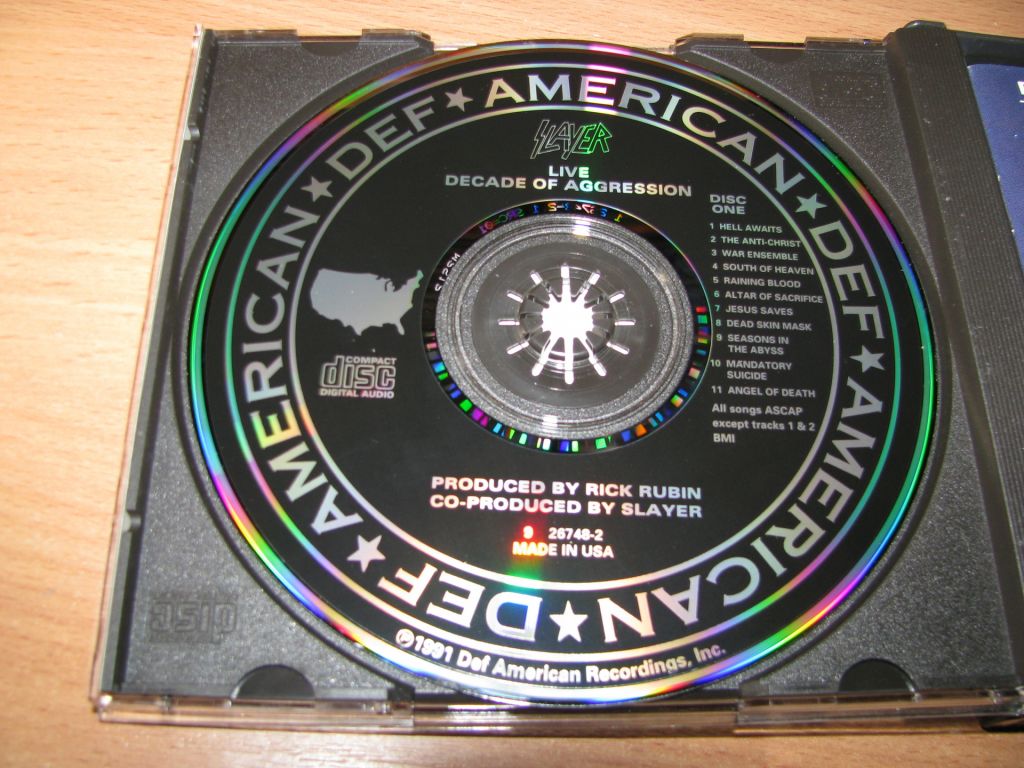 SLAYER - Decade Of Aggression Live  (1991 Def American 2CD,USA) - фото фото фото 5
