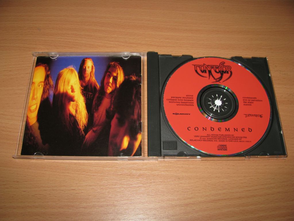 CONFESSOR - Condemned   (1992 Relativity 1st press,USA) - фото фото фото 1