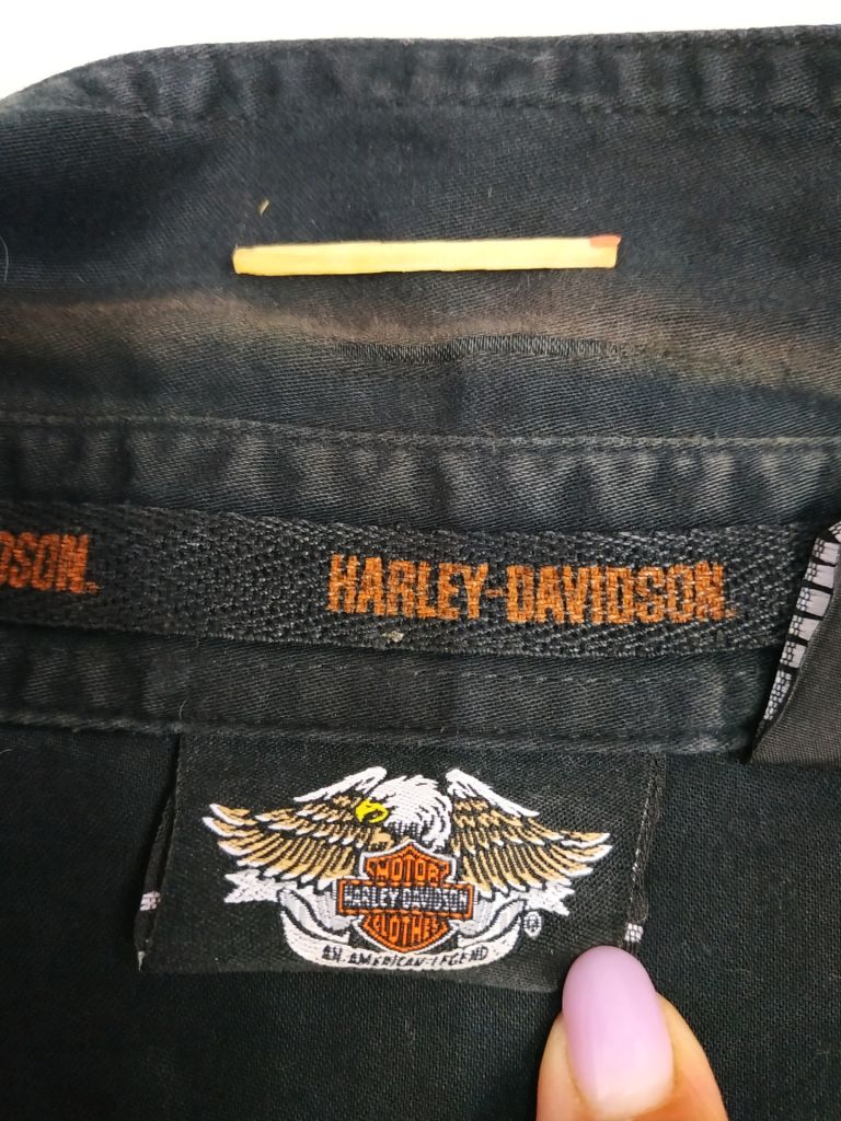 Шведка чоловіча чорна HARLEY DAVIDSON p-p L - фото фото фото 7