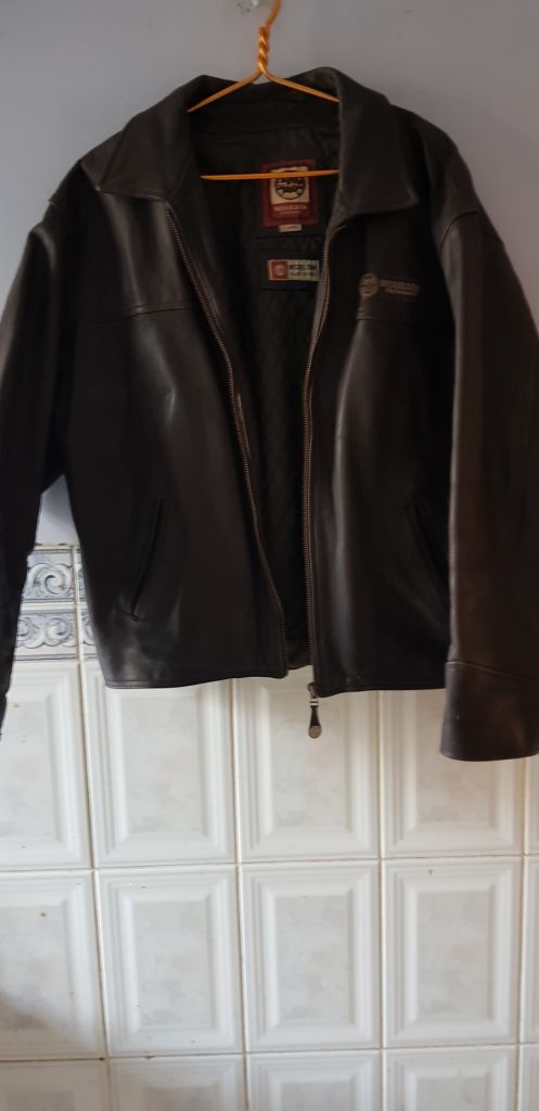 Куртка "Nickelson"  (real leather, L) б/у - фото фото фото 1