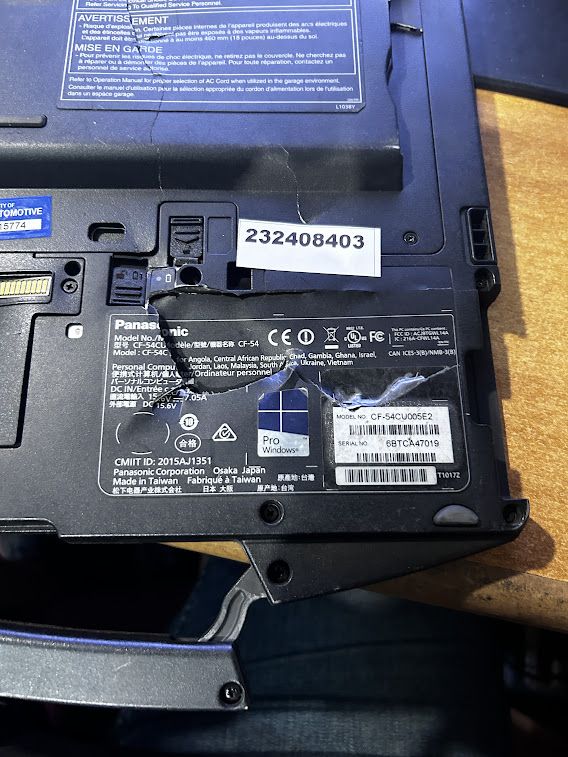 Ноутбук Panasonic ToughBook CF-54 № 232408403 - фото фото фото 6