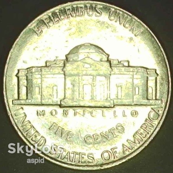 США 5 центів, 1995 P Джефферсон Нікель [3.42] - фото фото фото 1