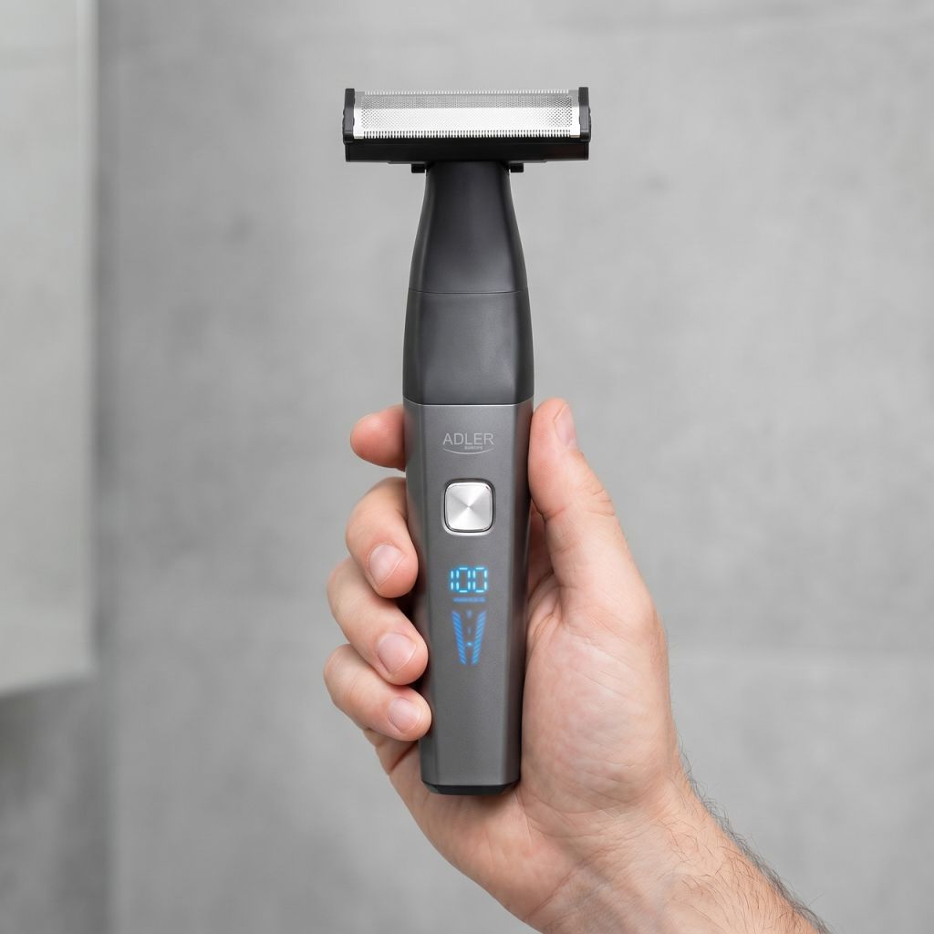 Тример для тіла Adler AD 2963 — USB, 68 мм, 2 швидкості, IPX7, LED - фото фото фото 6