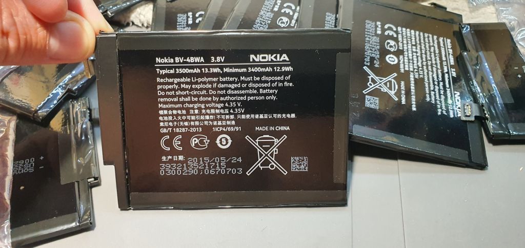 Оригінальні сервісні акумулятори до Nokia BV-4BWA - фото фото фото 0