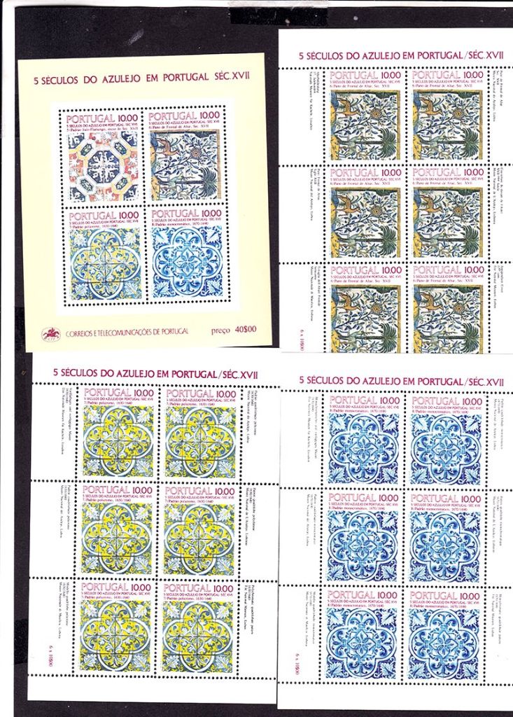 Португалия 1981 г MNH - 3 к/б + блок - фото фото фото 0