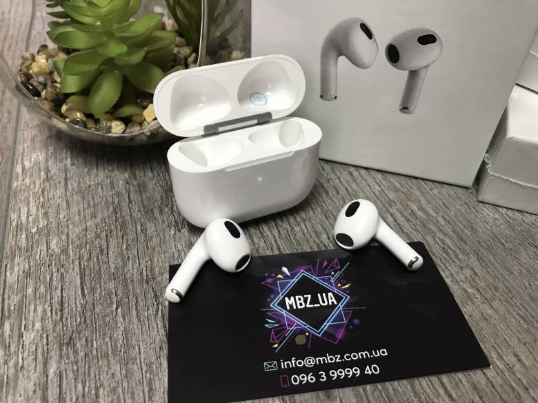 Беспроводные наушники AirPods 3 Bluetooth, Гарантия - фото фото фото 0