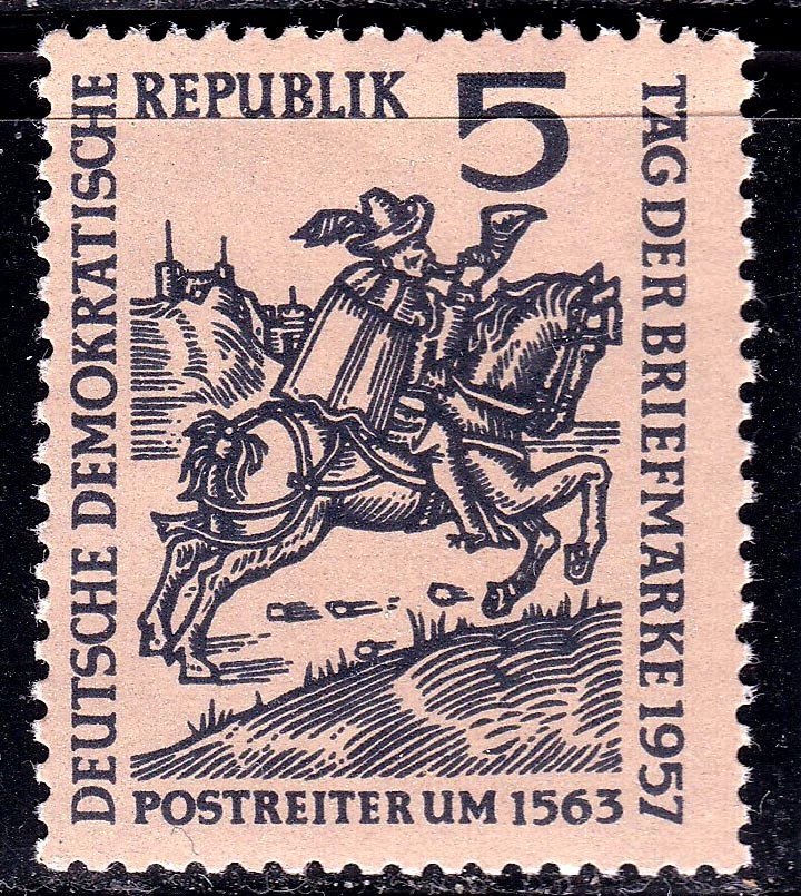 ГДР / DDR  1957 г  MNH - почта - фото фото фото 0