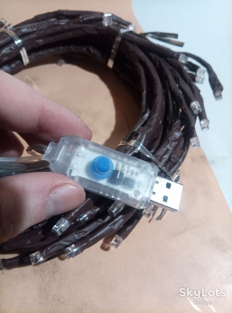 Світлодіодна гірлянда гілка USB 2,3 м тепле світло  (20056) - фото фото фото 4