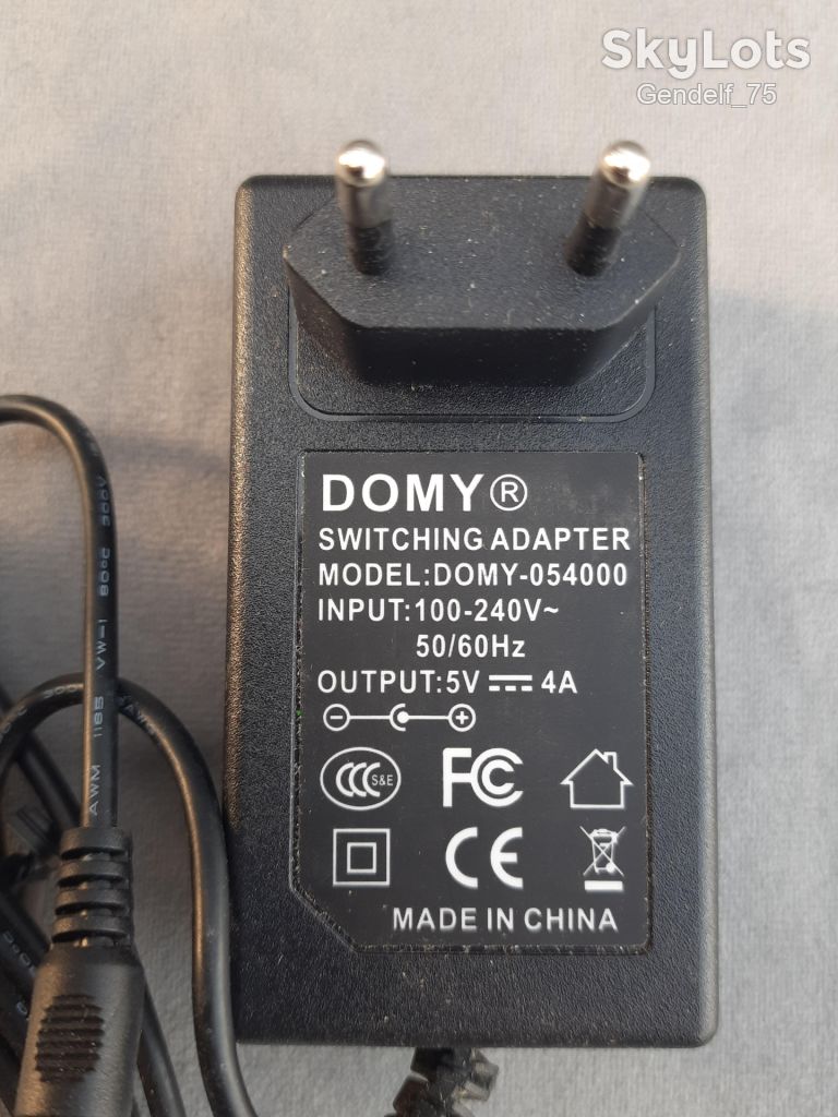 Блок питания  DOMY 5V – 4A для Android TV-box или ТВ-приставки - фото фото фото 5