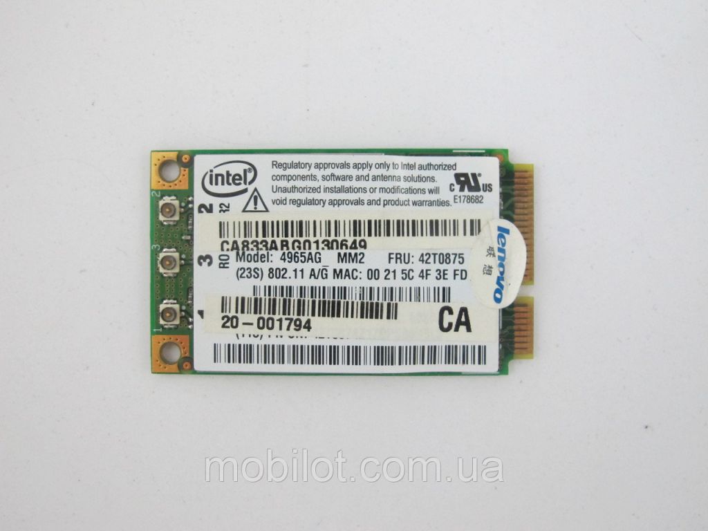 Wi-Fi модуль Lenovo Y510 (NZ-5785) - фото фото фото 1