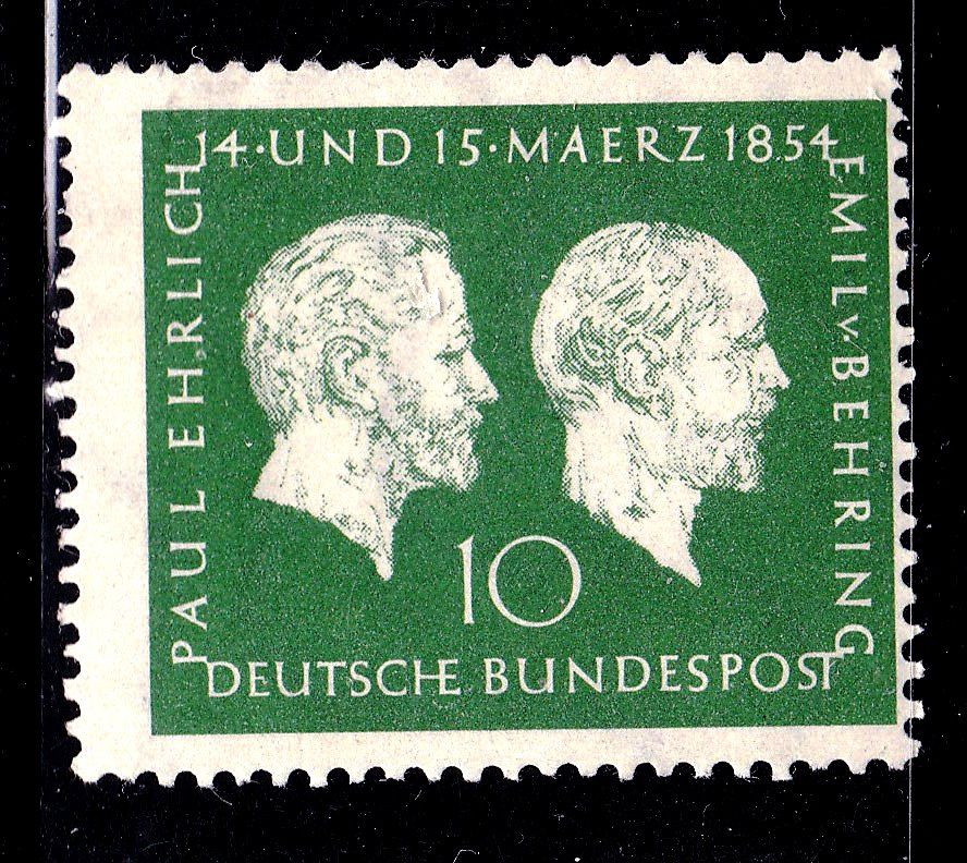 Германия  ФРГ  1954 г  MNH  - личности - фото фото фото 0