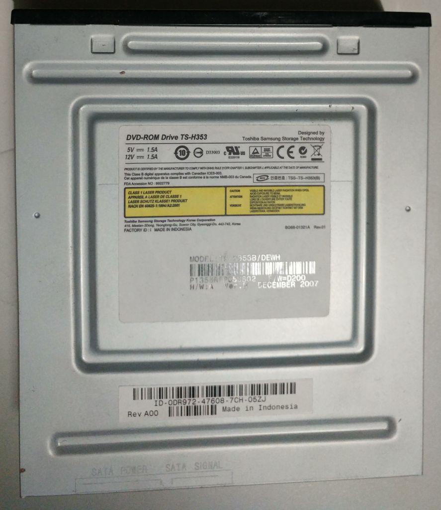 DVD-ROM Drive TS-H353 SATA - фото фото фото 2