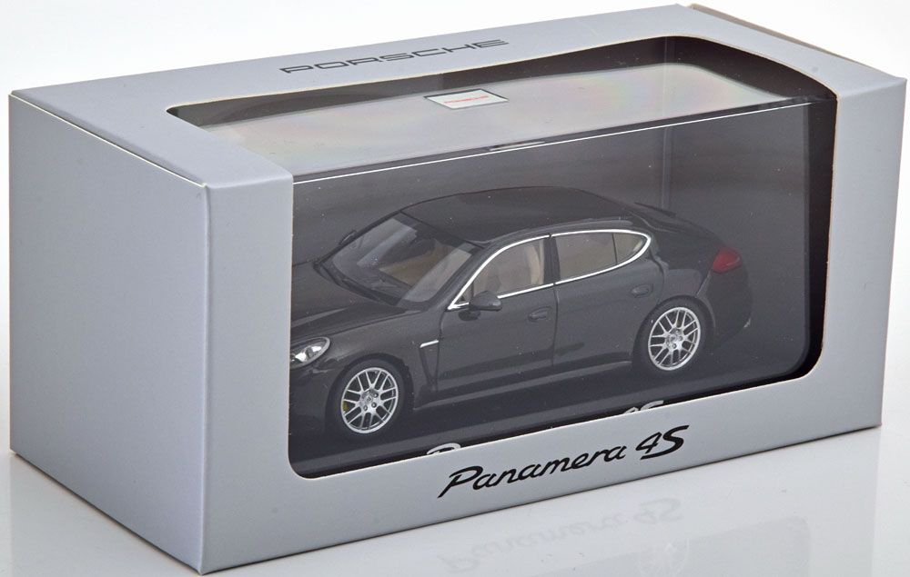 Minichamps 1:43 Porsche Panamera 4S  (2014) carbon grey metallic - фото фото фото 2