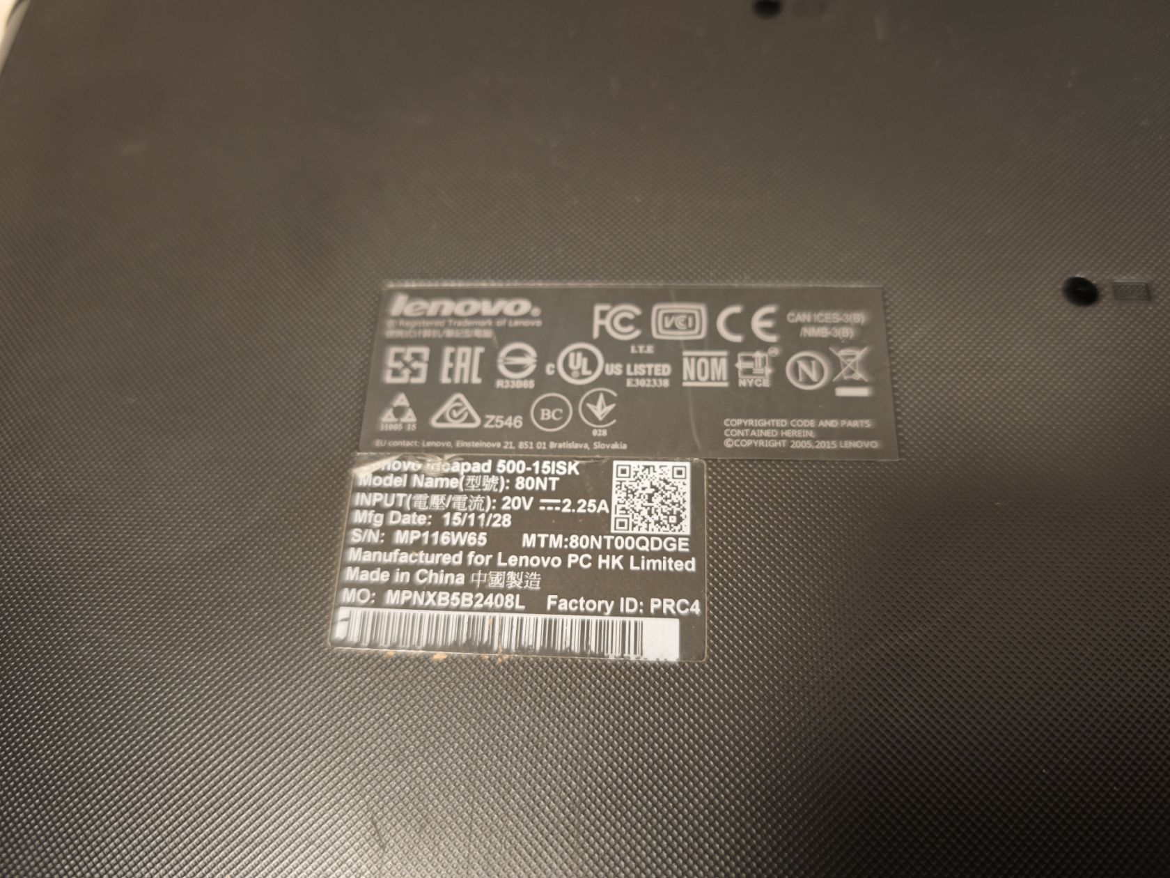 Ноутбук 15.6" Lenovo Intel Core i5 6200U/DDR4 8Gb/HDD 320Gb/Intel - фото фото фото 5
