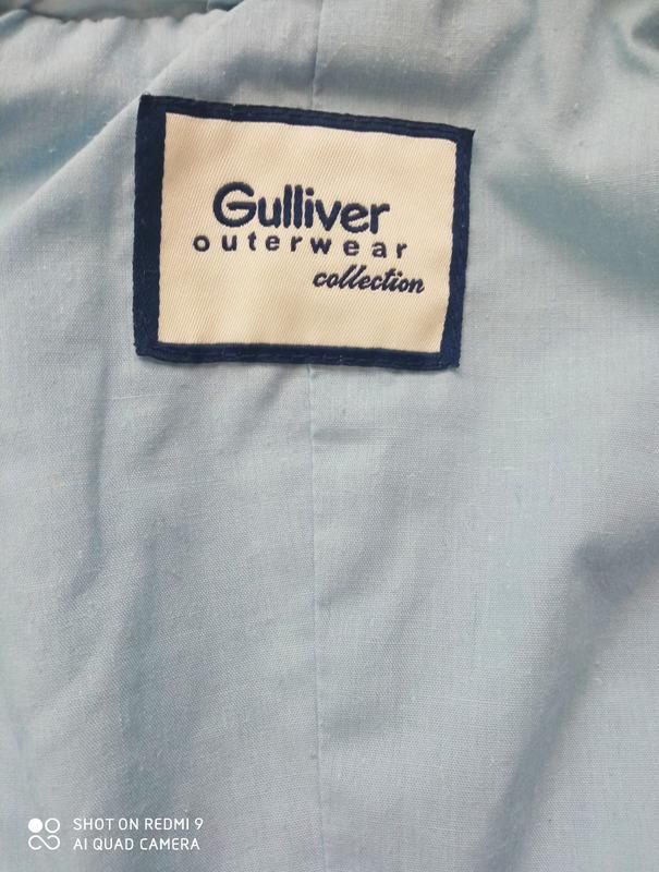 Голубая куртка gulliver на девочку 2 х лет - фото фото фото 1