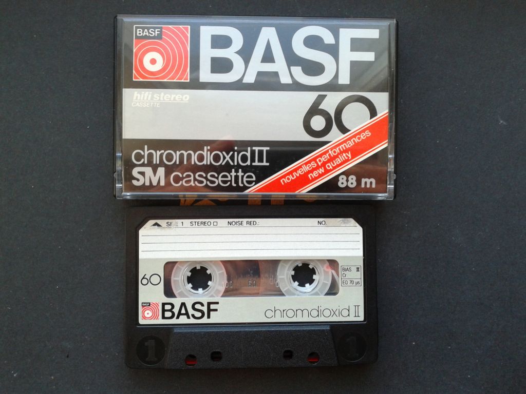 Аудиокассета BASF Chromdioxid II 60 - фото фото фото 0