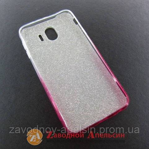 Samsung J4 J400 чехол блестки двухцветный - фото фото фото 1