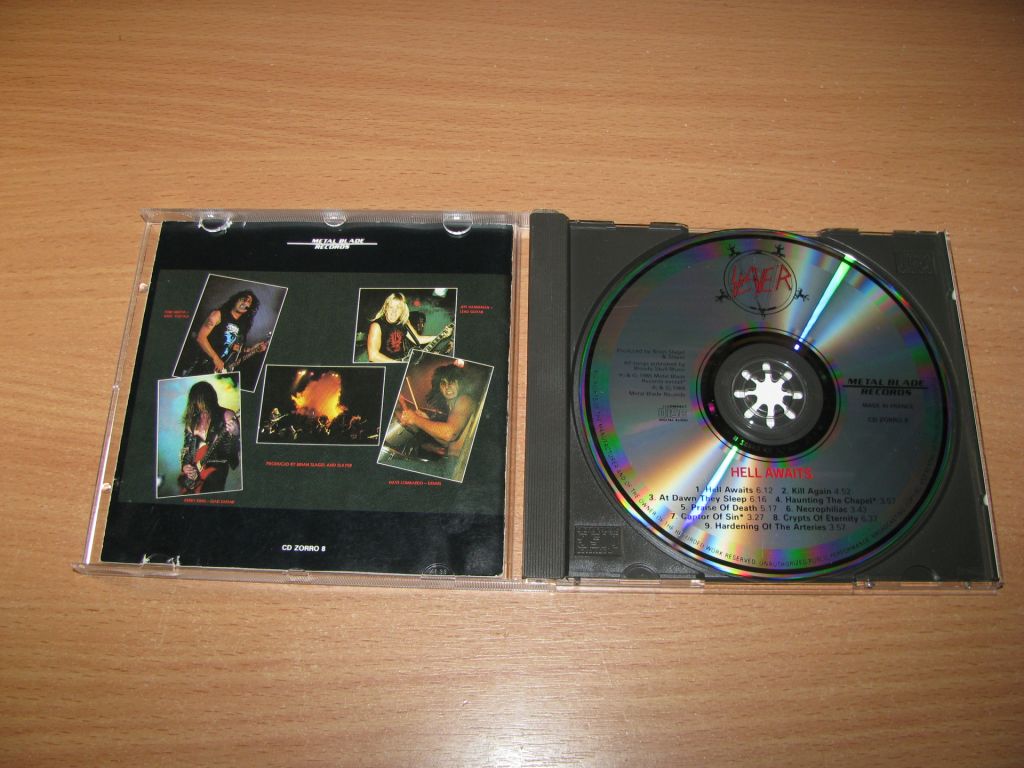 SLAYER - Hell Awaits  (1985 Music For Nations) VG+ - фото фото фото 1