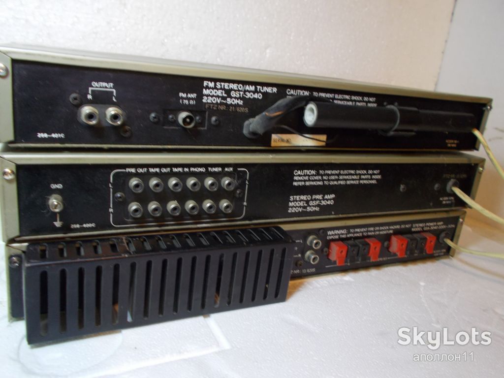 GOLD STAR GSA -3040   PRE 3040  Tuner GST-3040 - фото фото фото 3