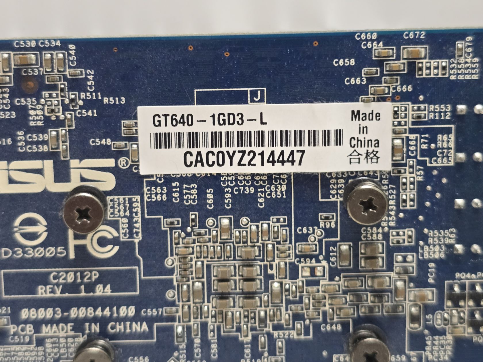 Відеокарта ASUS GeForce GT 640 1GB   (1GB,GDDR3,64 Bit,HDMI,PCI-Ex 8x,Б/у) - фото фото фото 3
