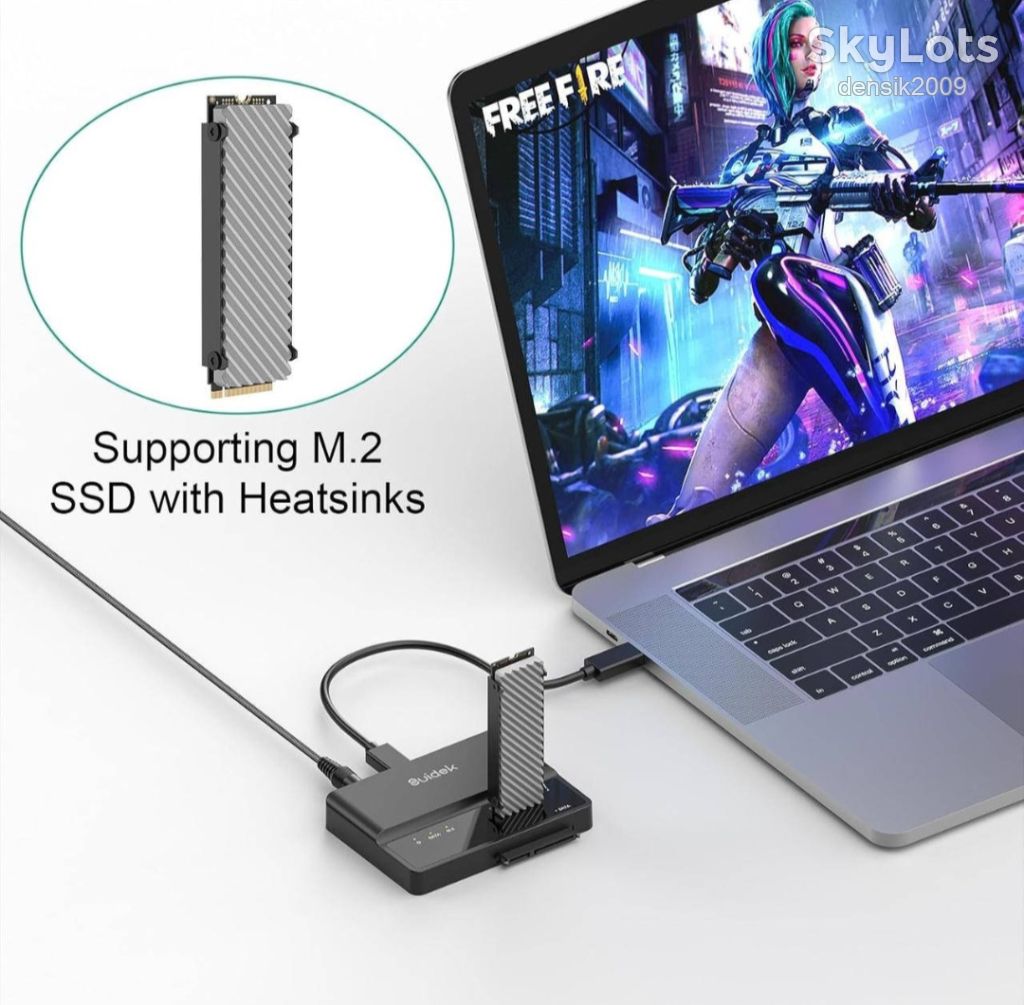 Адаптер SUIDEK  M.2 NVMe/SATA 10 Гбіт/с. Модель S1235D. Зчитувач жорстких дисків. - фото фото фото 5